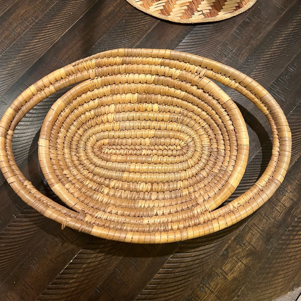 Woven Basket Tray